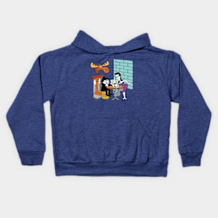 Men And His Wife Together Kids Hoodie